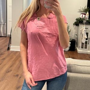 Luca Vanucci Linen Shirt Small